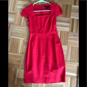 Red Sloan dress. Fits nicely and sexy yet classy.